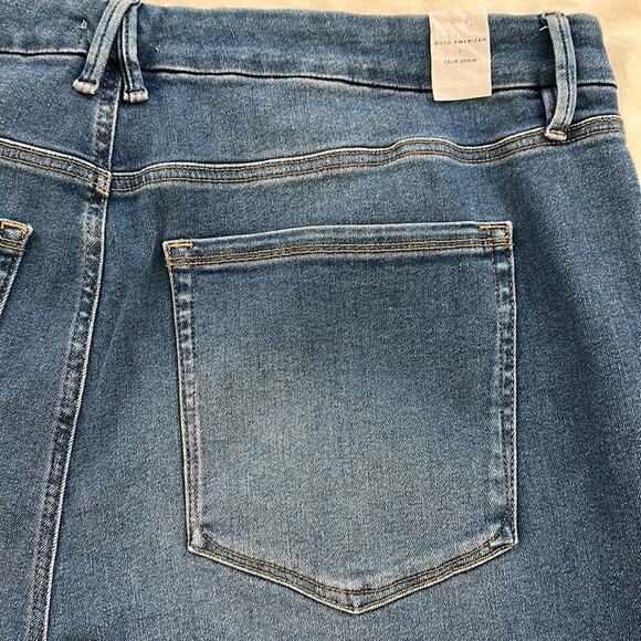 Good American Always Fits Good Legs Stretch Skinny Cropped Jeans Sz 28-32 - Picture 13 of 15